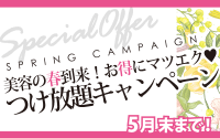 春の付け放題キャンペーン最終月♪