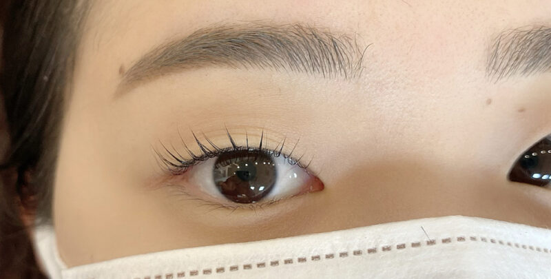 アイブロウ+まつ毛パーマ☆天王寺のマツエクはブラン The eyelash extension salon of Osakashi